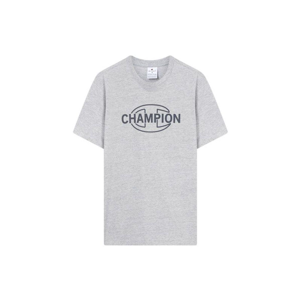 Camiseta de Manga Corta Hombre Champion Graphic Shop Gris claro