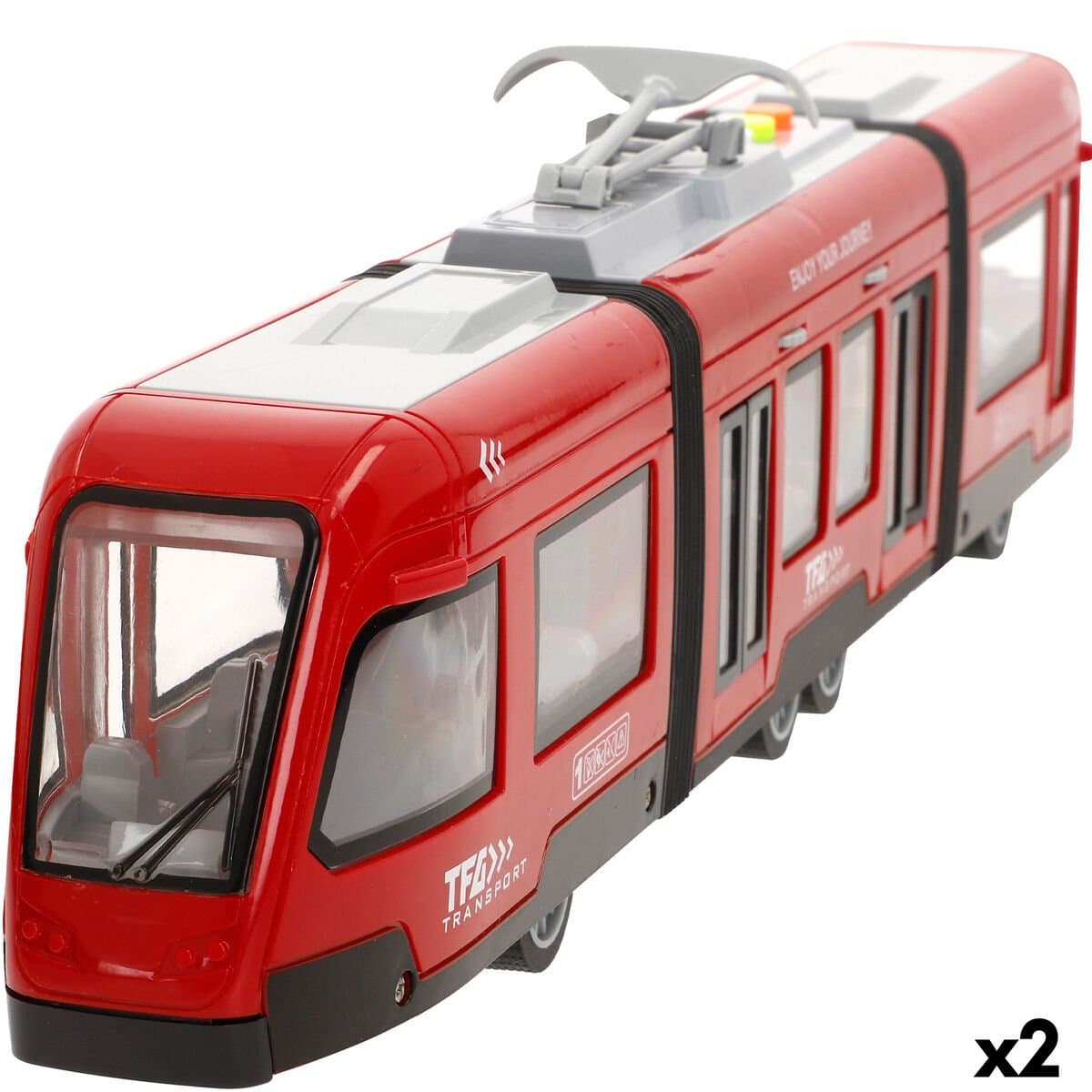 Tren Speed & Go 45 X 11 X 6 CM De fricción (2 Unidades)