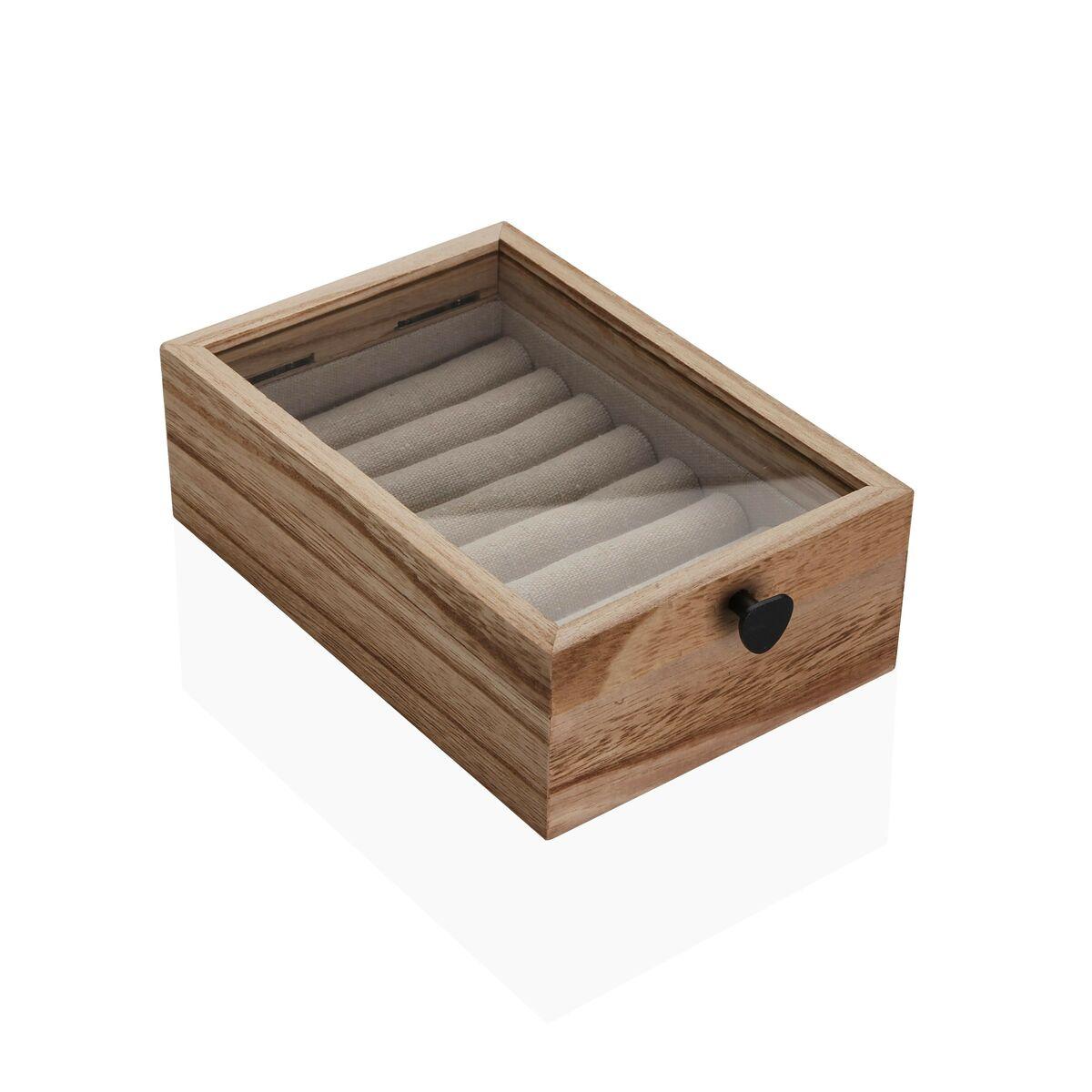 Caja-Joyero Versa Madera de Paulonia 19 x 6 x 12 cm