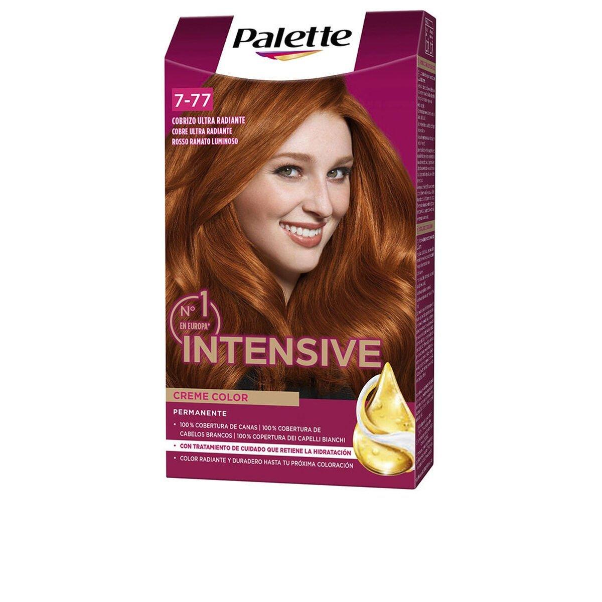 Tinte Permanente Schwarzkopf PALETTE INTENSIVE Nº 7.77-COBRIZO ULTRA RADIANTE