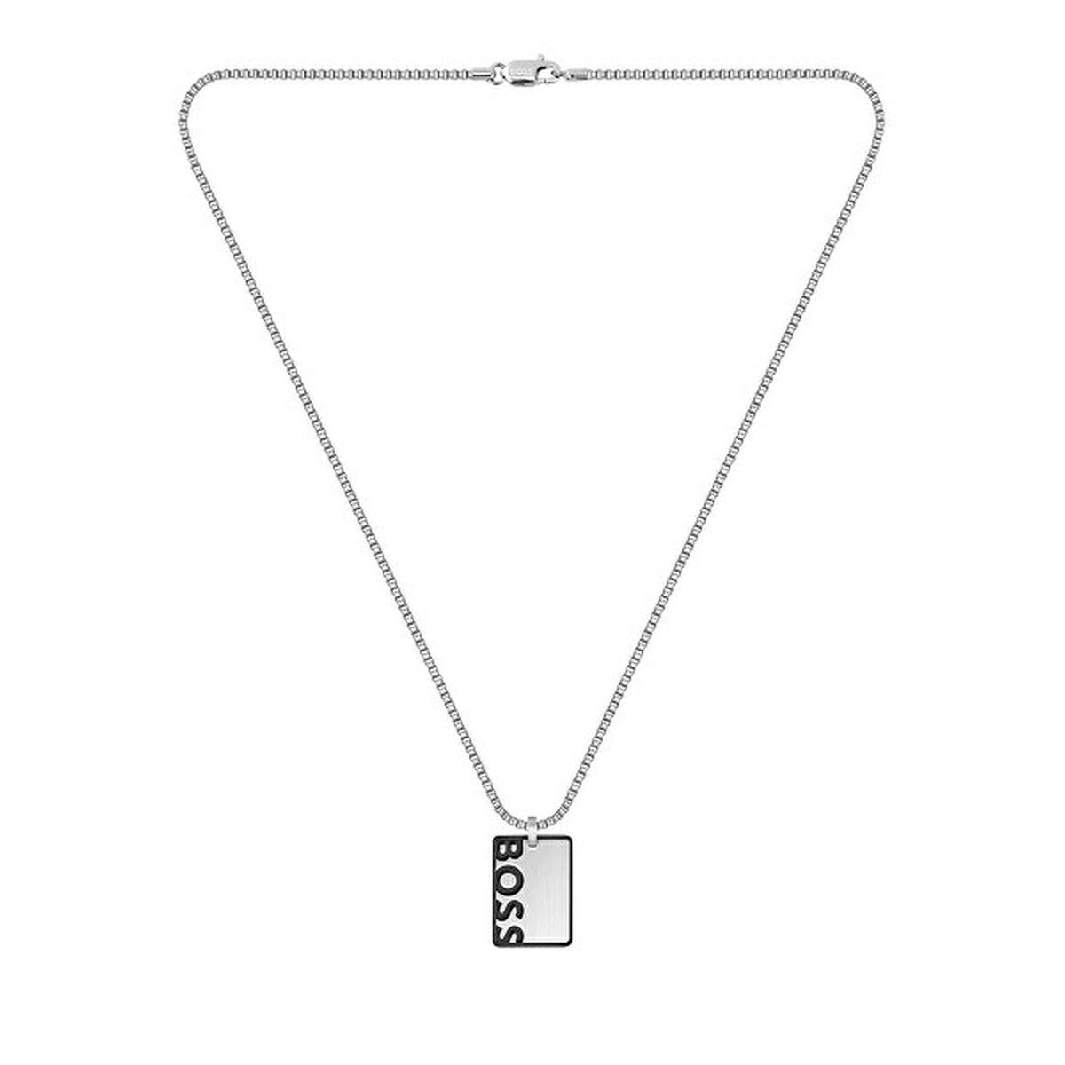 Collar Hombre Hugo Boss 1580302 Plateado