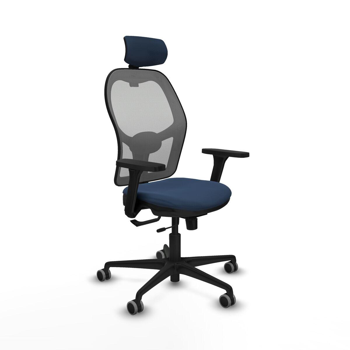Silla de Oficina con Cabecero Jorquera Piqueras y Crespo 3D036G2 Azul marino