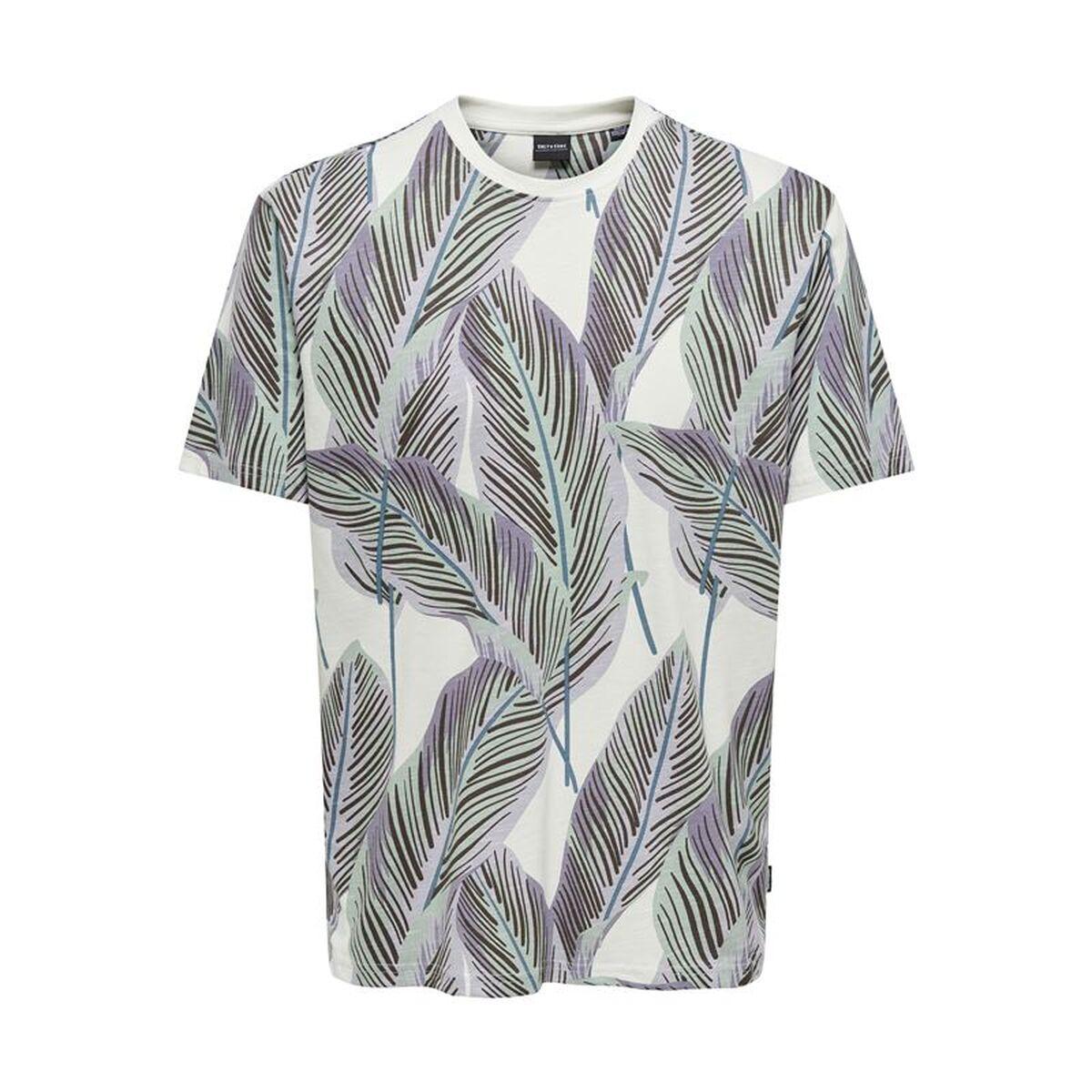 Camiseta de Manga Corta Hombre Only & Sons Onskobe Reg Azul