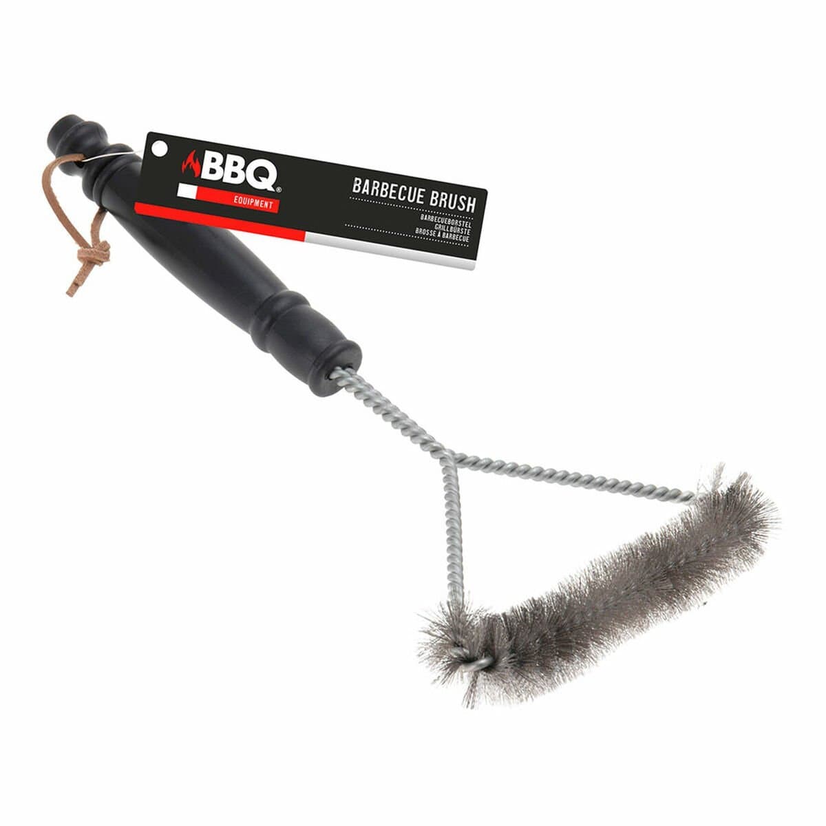 Cepillo de Limpieza para Barbacoas BBQ Collection 30 x 16 cm Negro Plateado