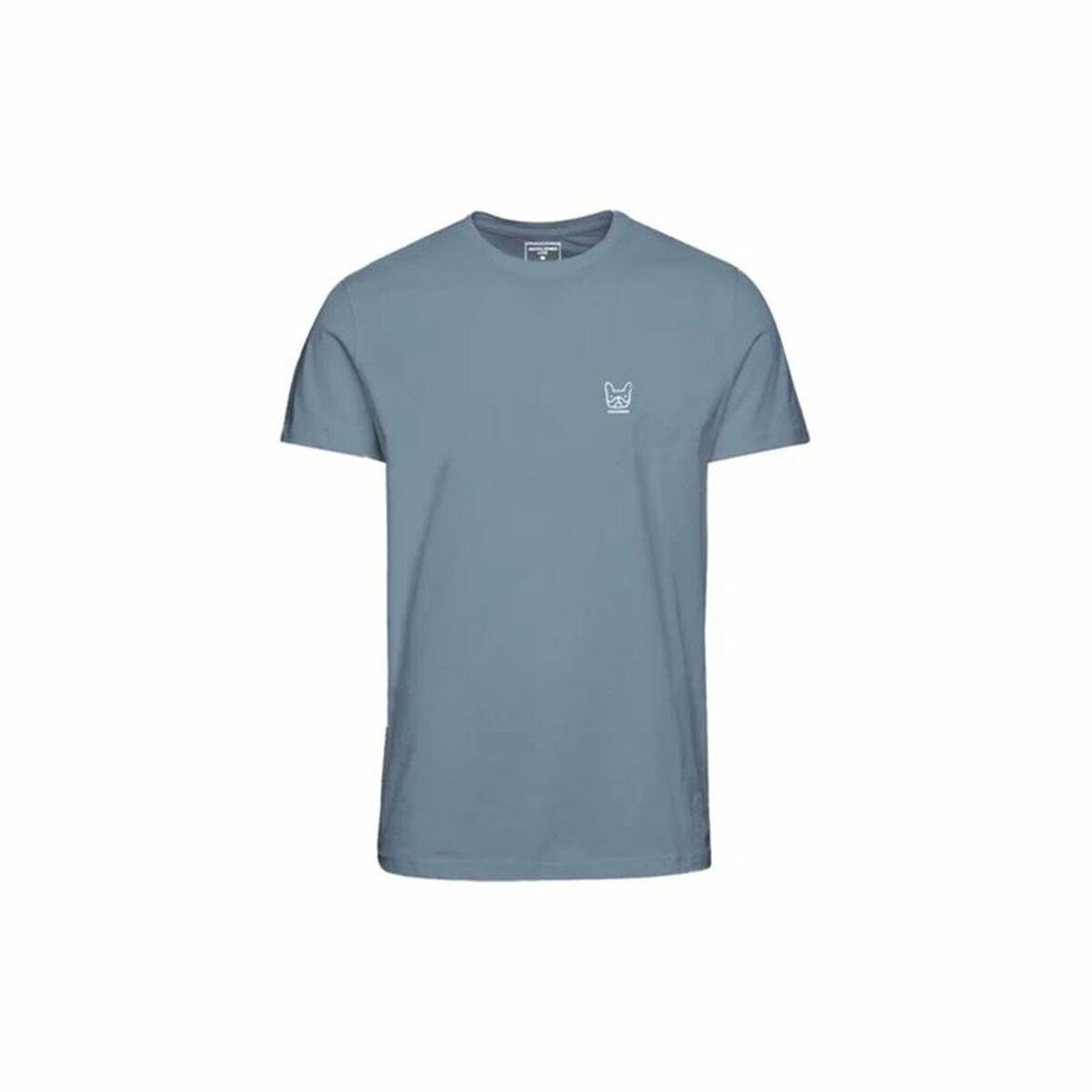 Camiseta de Manga Corta Infantil Jack & Jones Jjdenim Logo O-Neck Añil