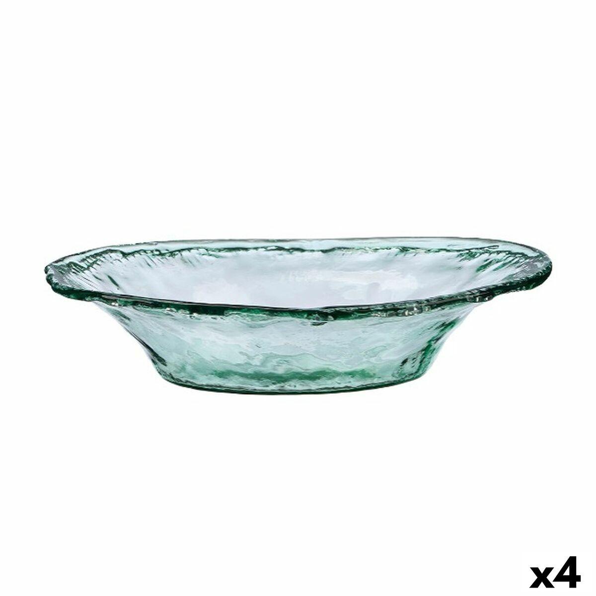Centro de Mesa Gift Decor Transparente Vidrio 42 x 9 x 29,5 cm (4 Unidades)