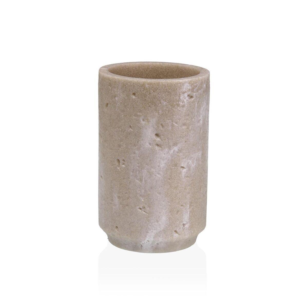 Portacepillos de Dientes Versa Blanco Resina 6,9 x 10,2 x 6,9 cm