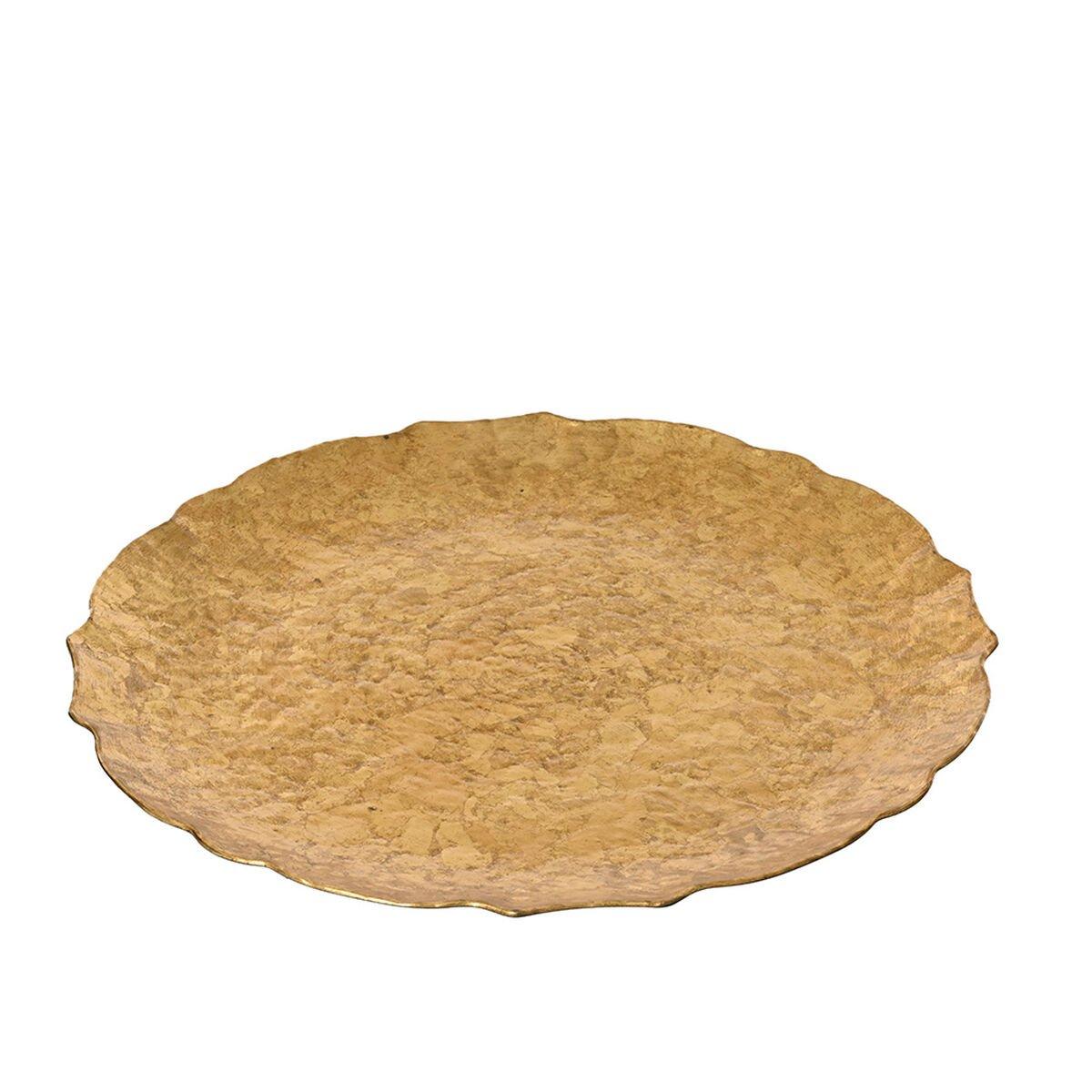 Plato Decorativo Decoris Dorado Ø 33 x 1,5 cm