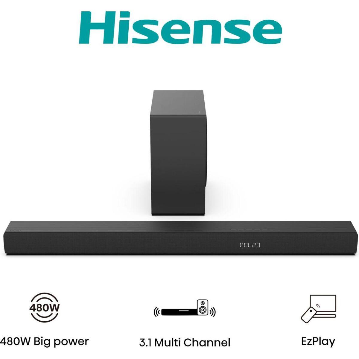 Barra de Sonido Hisense HS3100 480W Negro 480 W