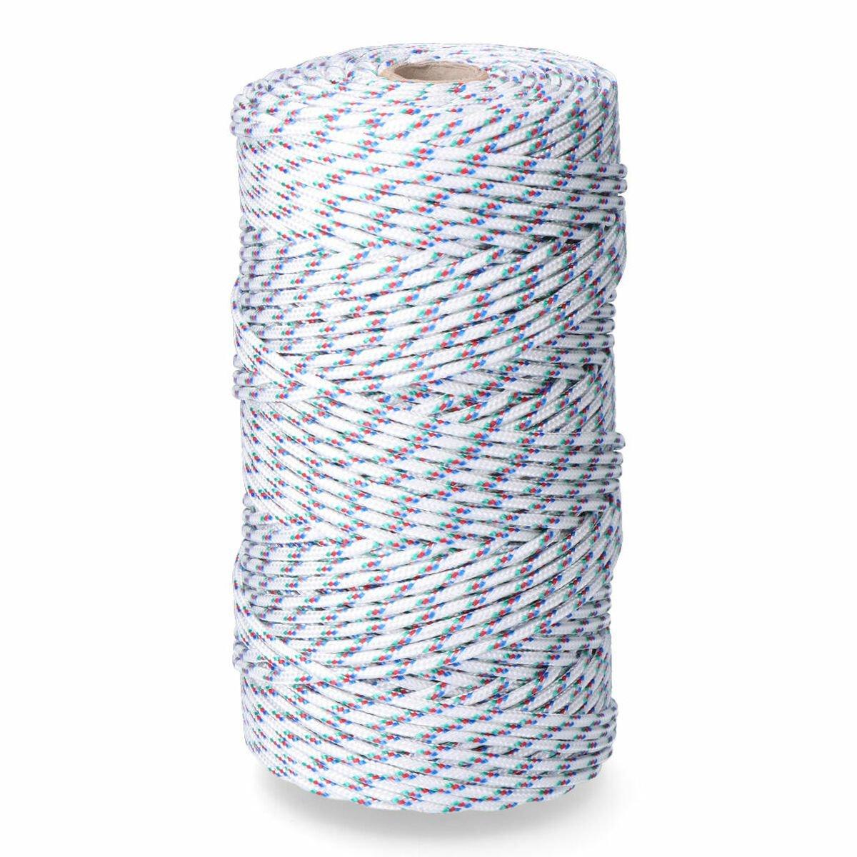 Cordón EDM 87916 Tricolor Polipropileno 5 mm x 200 m Trenzado
