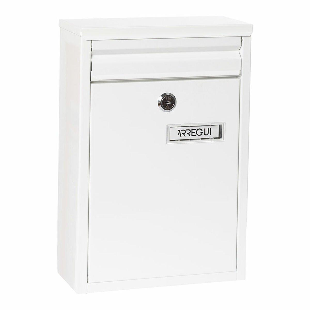 Buzón Arregui Blanco Acero 22 X 8 X 32 cm