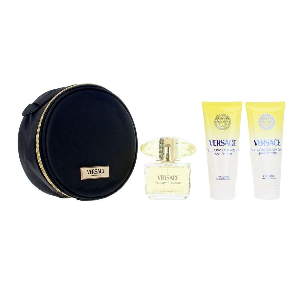 Set de Perfume Mujer Versace YELLOW DIAMOND 4 Piezas
