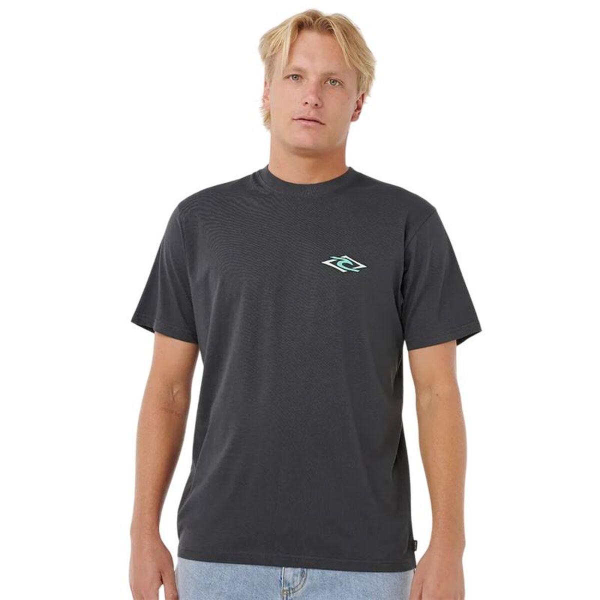 Camiseta de Manga Corta Hombre Rip Curl Legacy Tee Negro