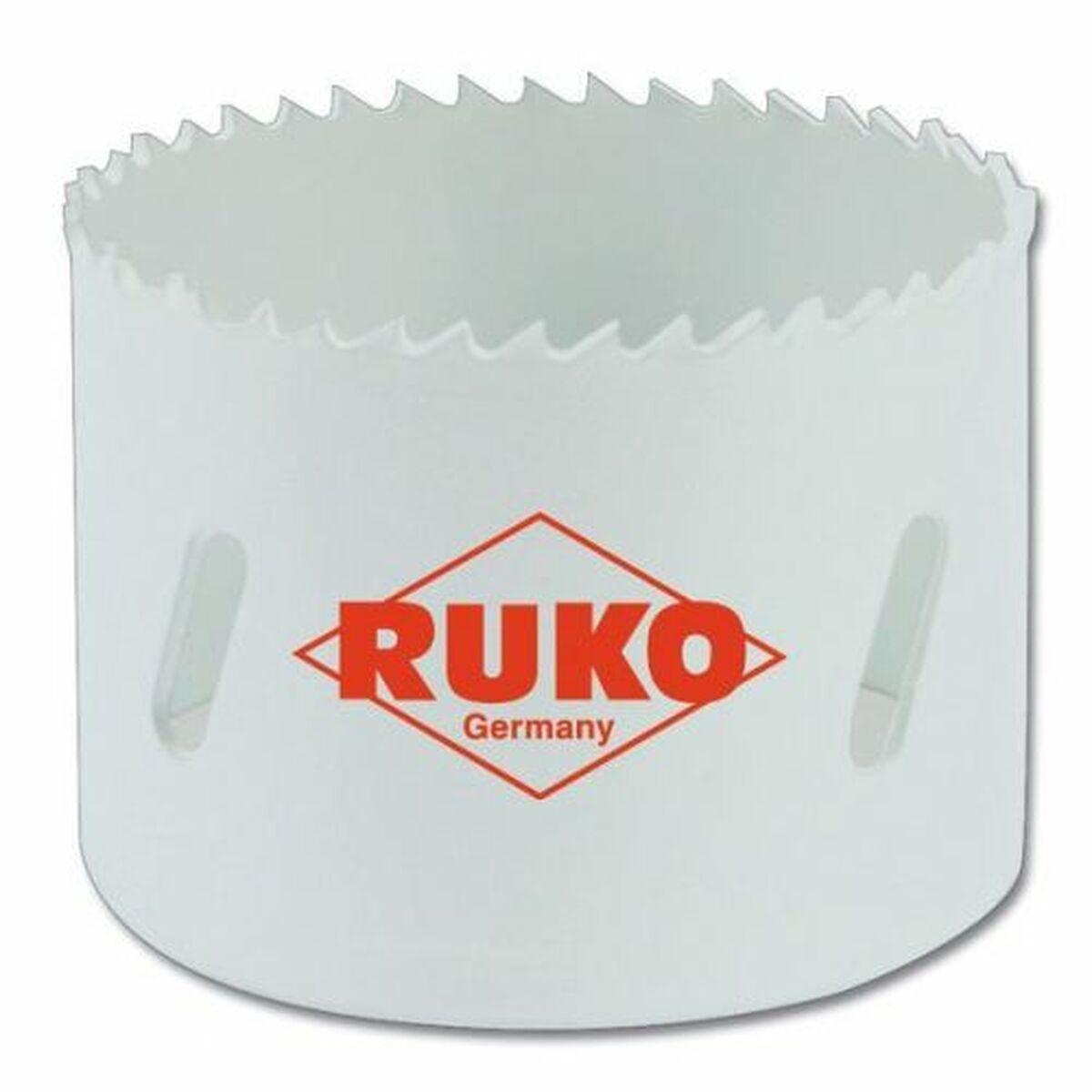 Corona perforadora RUKO 130 mm Acero de alta velocidad (HSS)