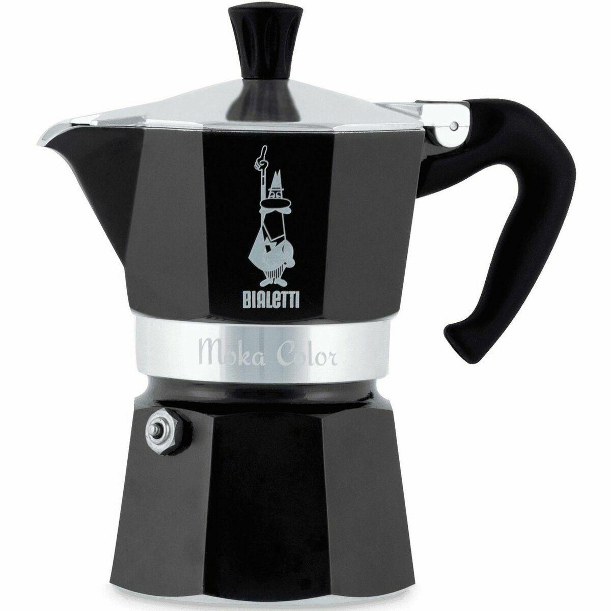 Cafetera Italiana Bialetti MOKA EXPRESS Negro Aluminio 200 ml