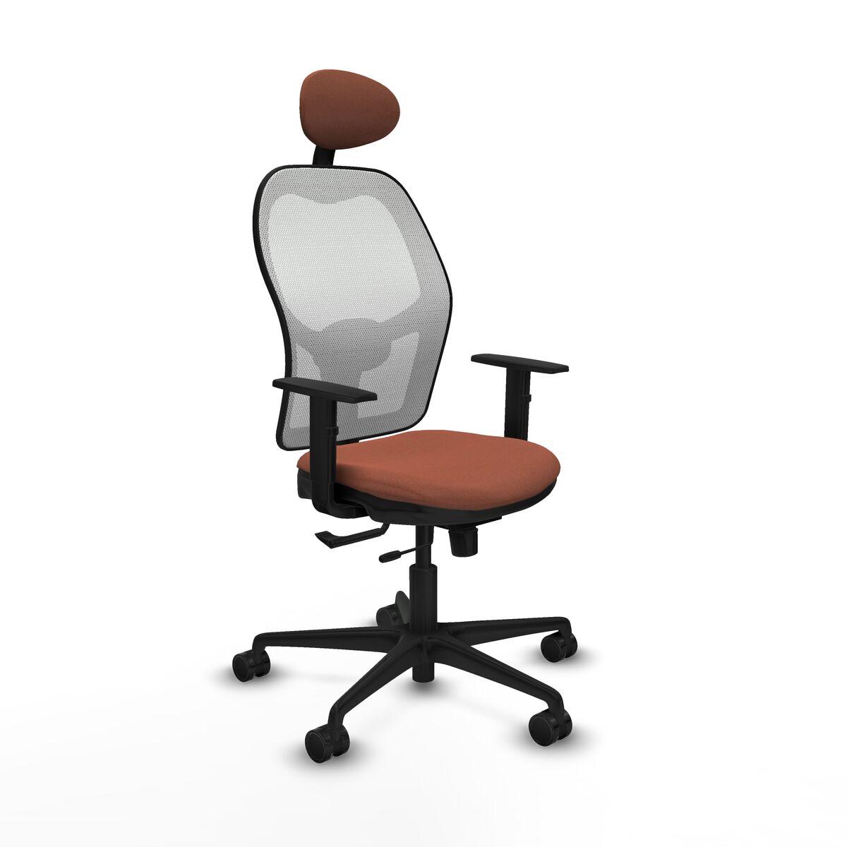 Silla de Oficina con Cabecero Jorquera Piqueras y Crespo 1D036N1 Marrón
