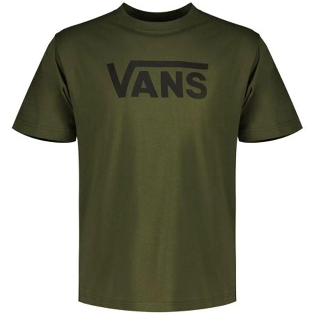 Camiseta de Manga Corta Hombre Vans Classic Ss Gris oscuro