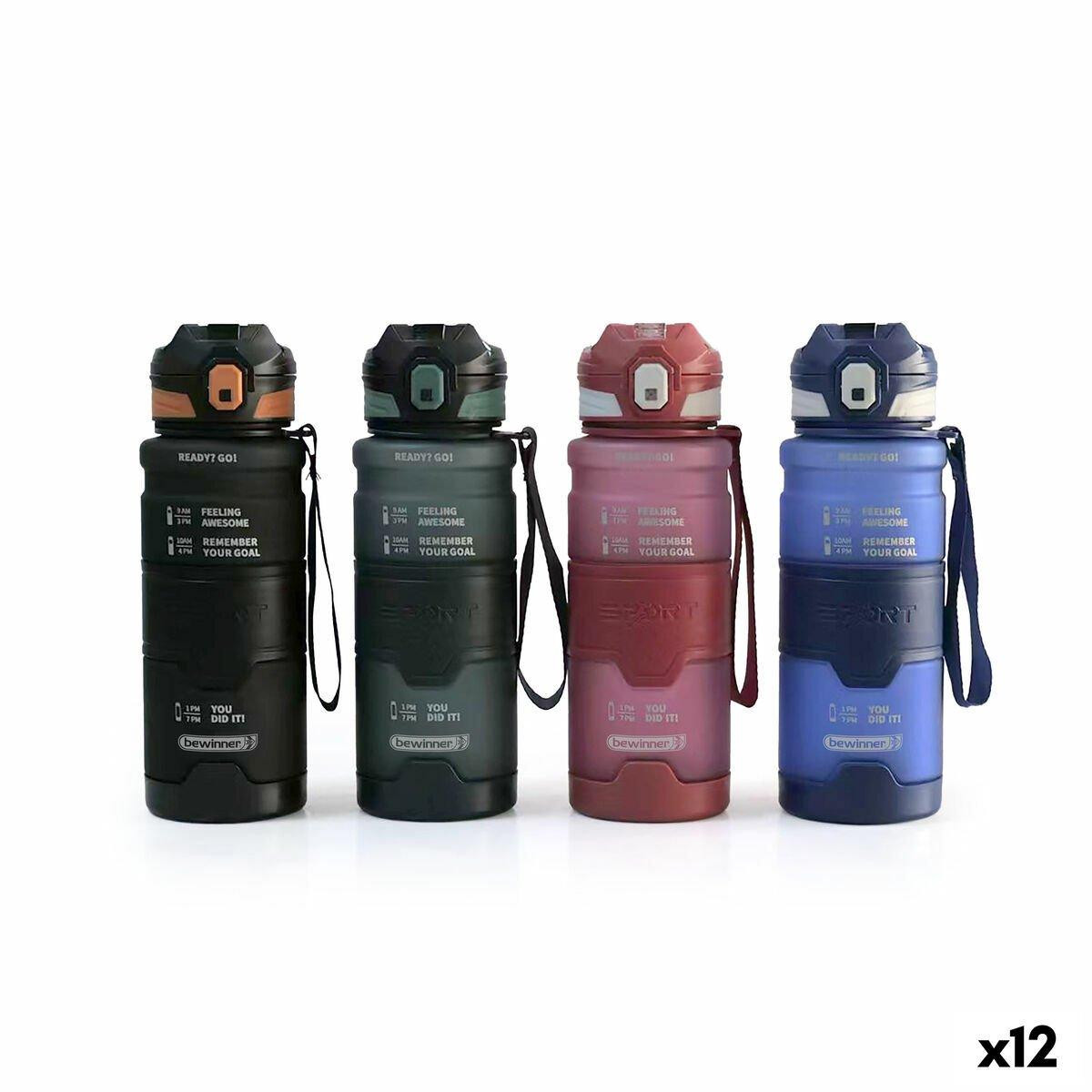 Botella de Agua Bewinner 800 ml 8 x 28,3 cm (12 Unidades)