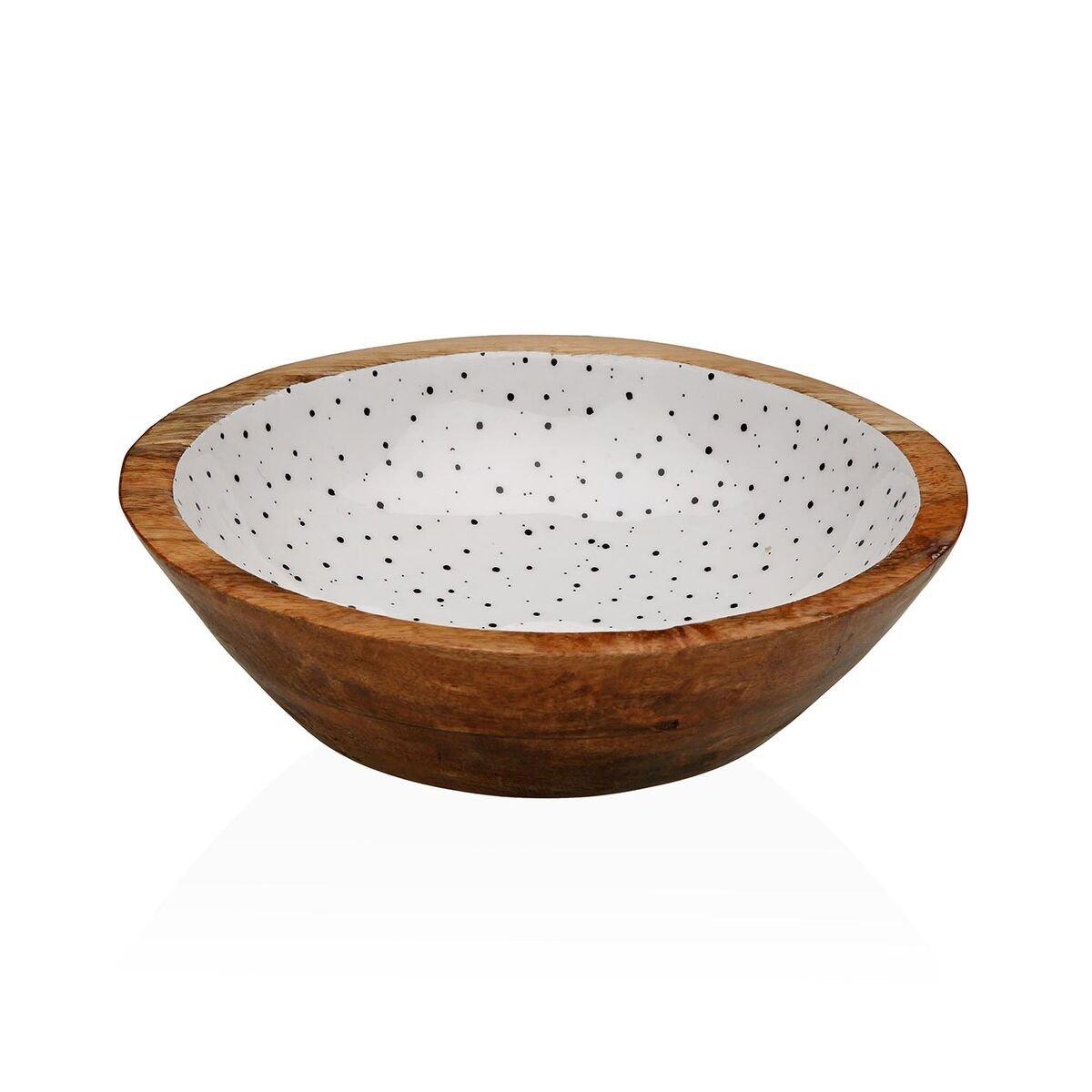 Ensaladera Versa Speckle Madera de mango 24 x 7 x 24 cm