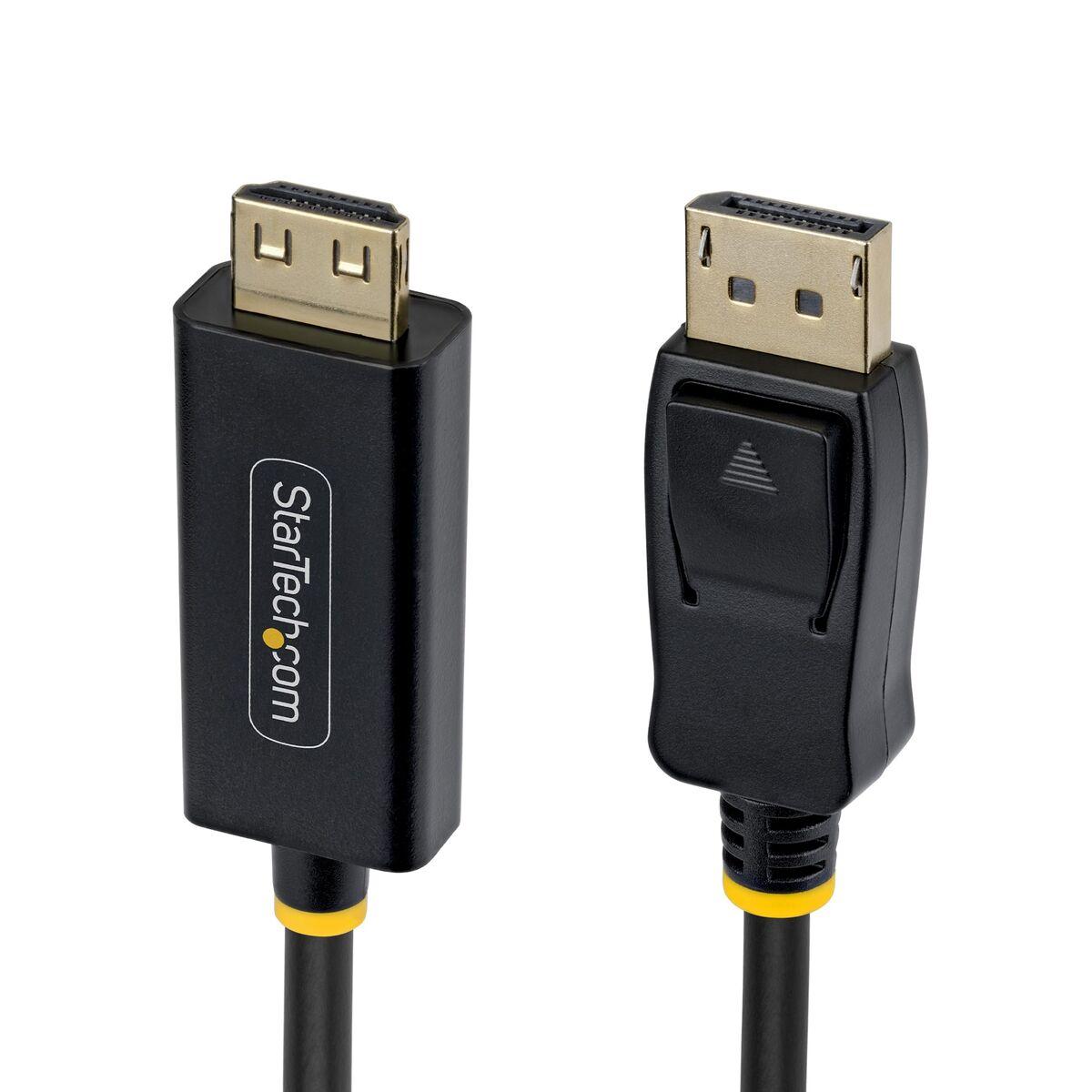 Cable HDMI Startech 15F-DP-HDMI-4K60-GR Negro
