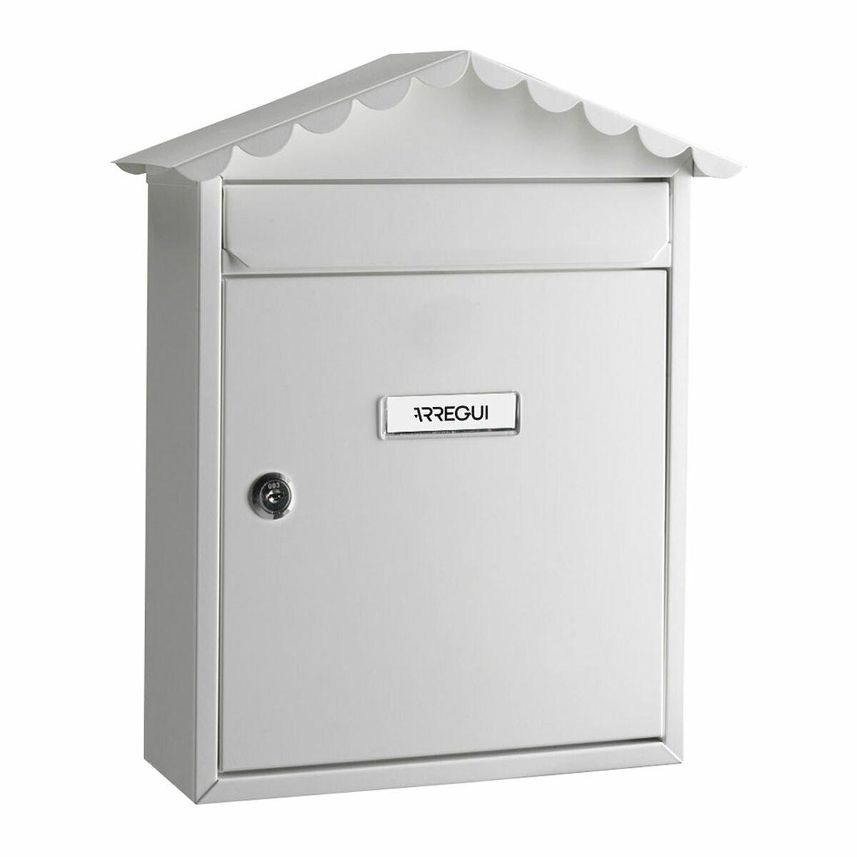 Buzón Arregui Blanco Acero 30 x 11 x 36 cm