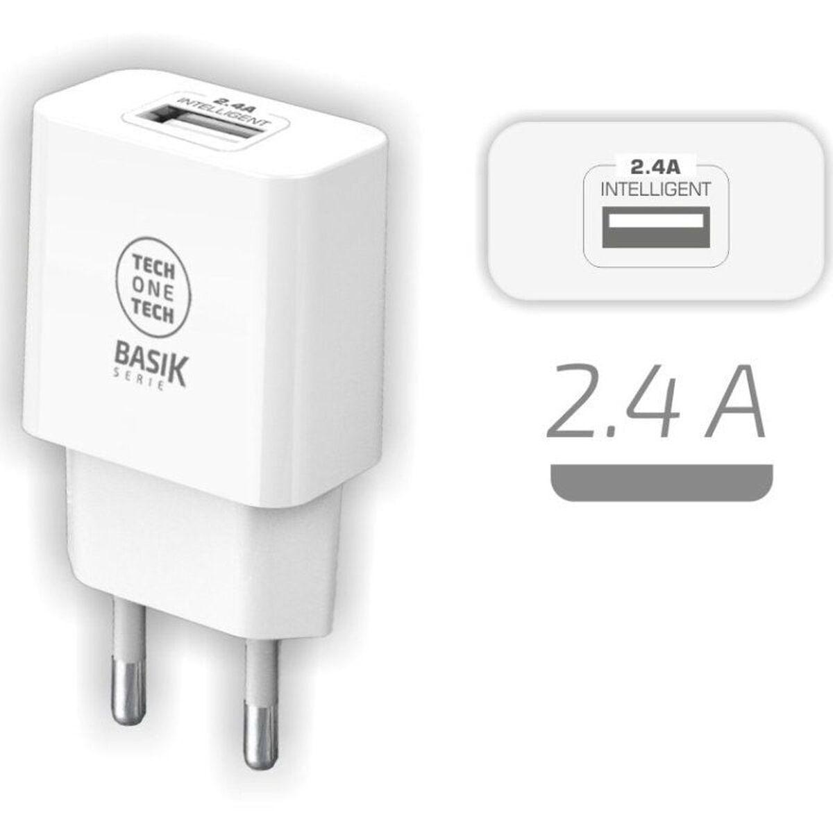 Cargador de Pared Tech One Tech TEC2904 Blanco