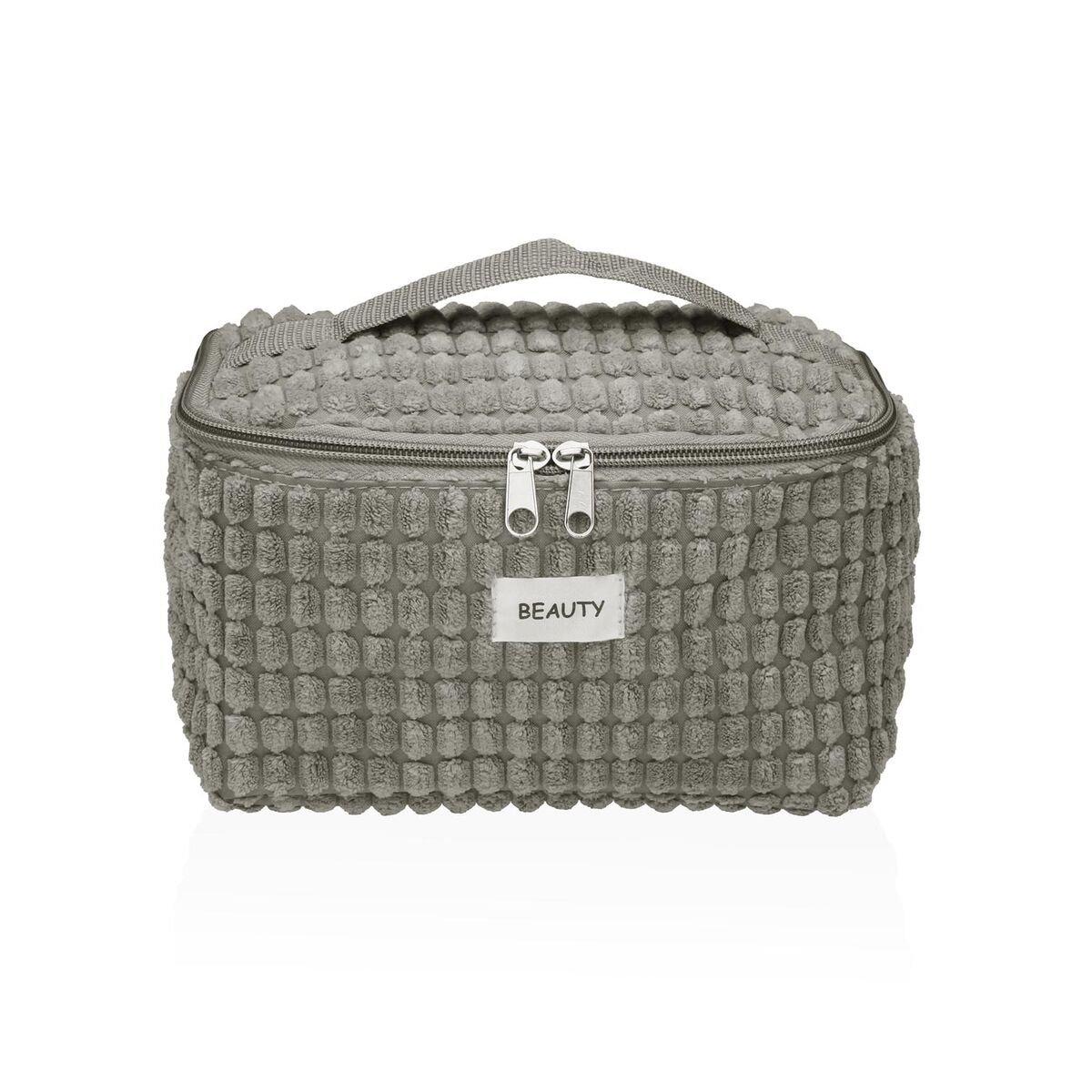 Neceser de Viaje Versa Corduroy Azul Poliéster Textil 12 x 12 x 20 cm