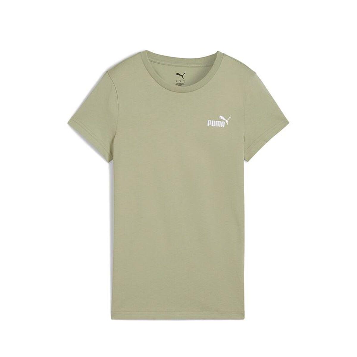 Camiseta de Manga Corta Mujer Puma Essentials Small Oliva