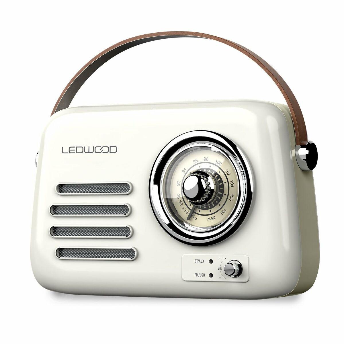 Radio Transistor Ledwood ALMA WHI Blanco 30 W