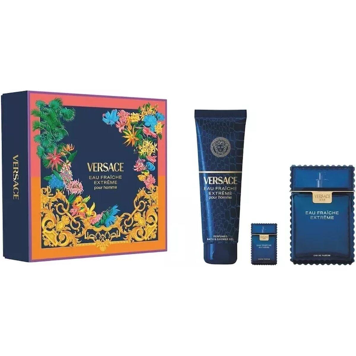 Set de Perfume Hombre Versace EAU FRAÎCHE EXTREME 3 Piezas