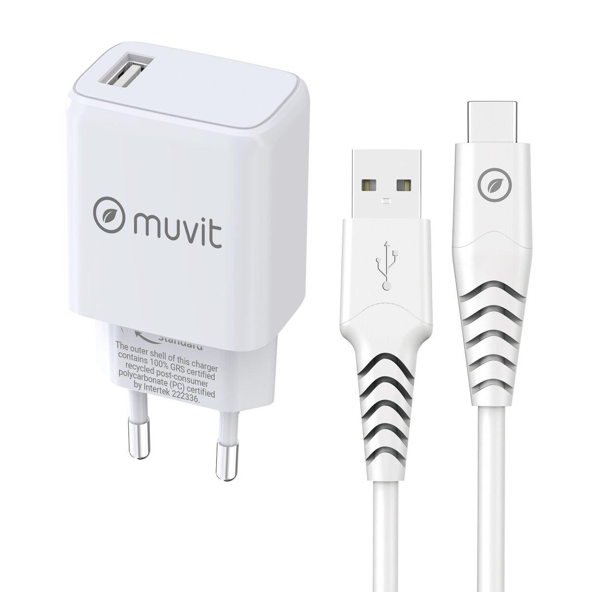 Cargador de Pared Muvit Blanco 12 W