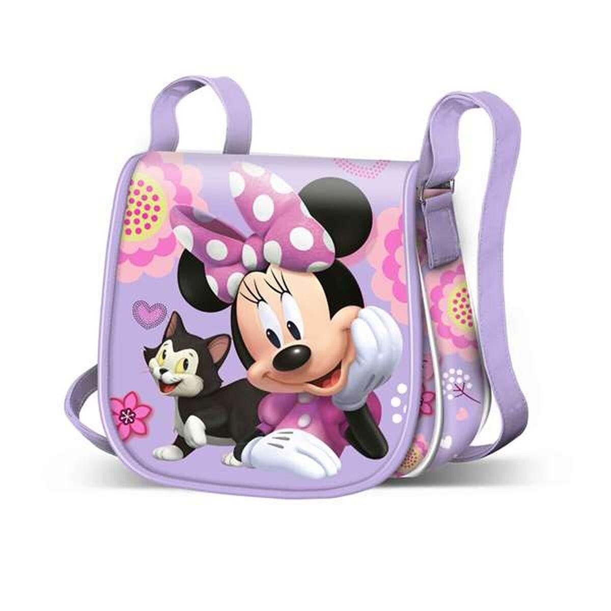 Bolso Bandolera Minnie Mouse Lila 16 X 17 X 6 CM