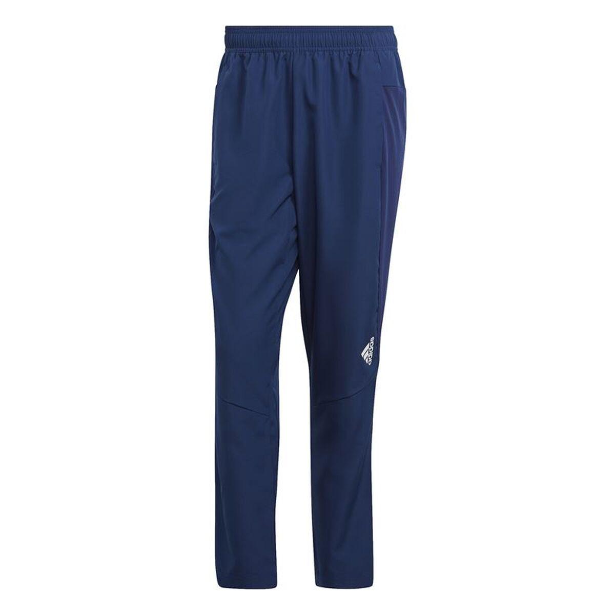 Pantalón Largo Deportivo Adidas Designed For Movement Azul Hombre