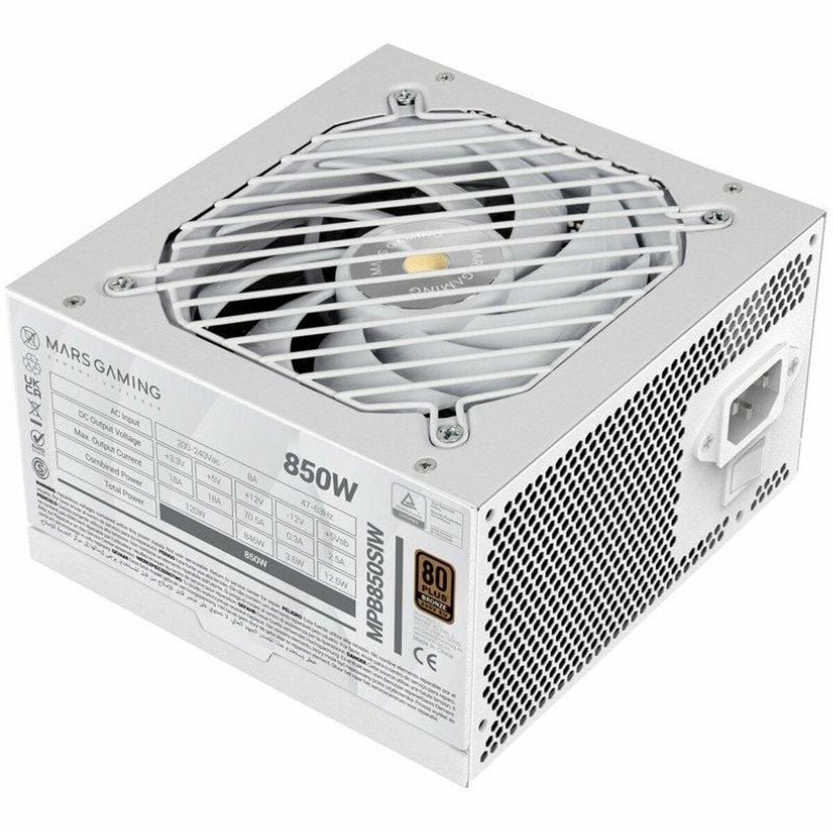 Fuente de Alimentación Mars Gaming MPB850SIW 850 W 80 Plus Bronze