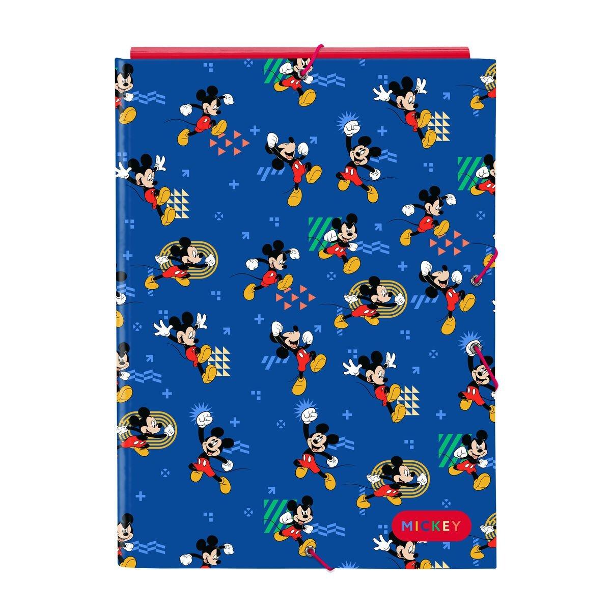 Carpeta de anillas Mickey Mouse Clubhouse Today Azul A4 26 x 33.5 x 2.5 cm