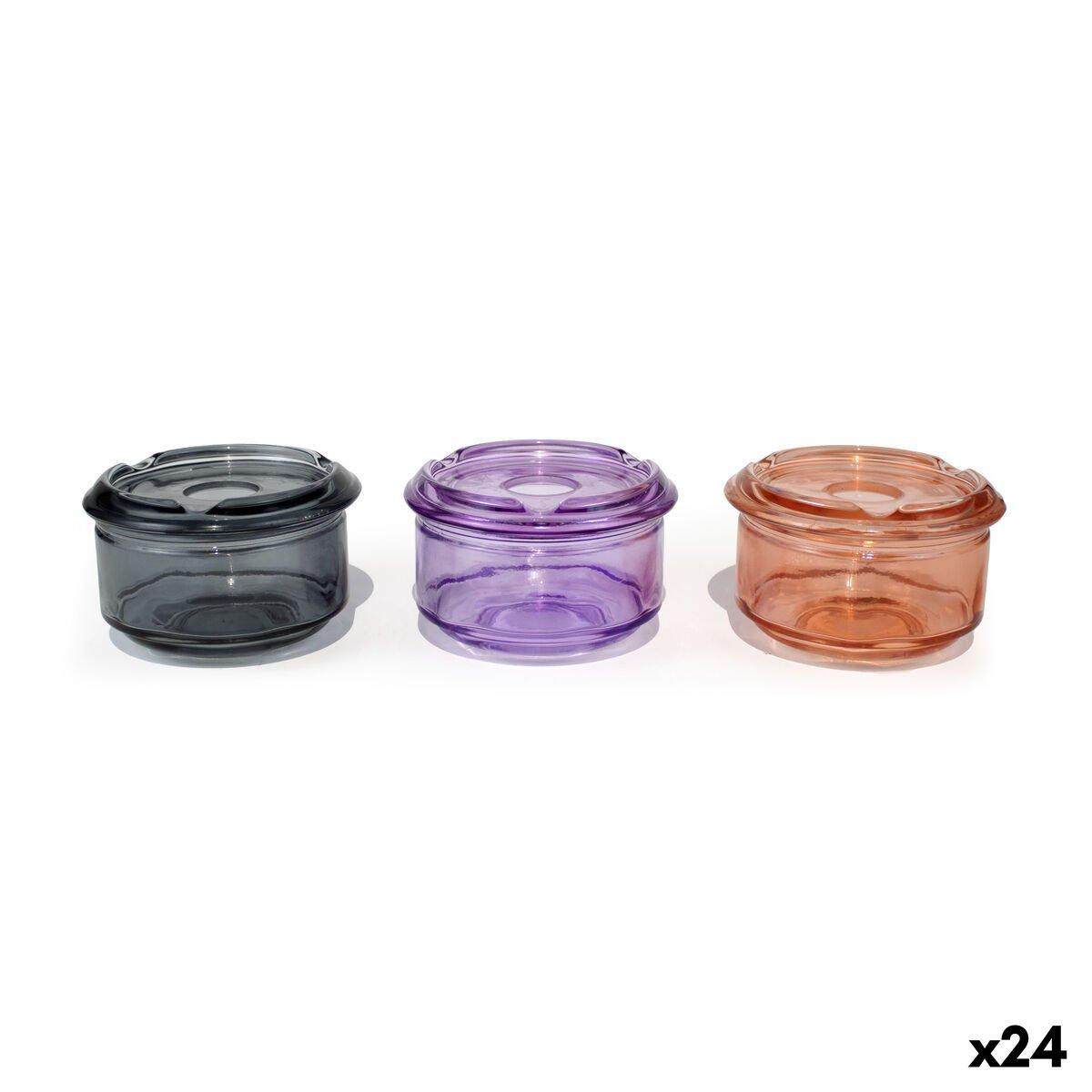 Cenicero Confortime Vidrio 11,4 x 11,4 x 7,4 cm (24 Unidades)