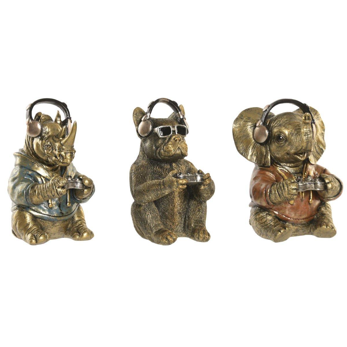 Figura Decorativa Home ESPRIT Multicolor Loft (3 Unidades)