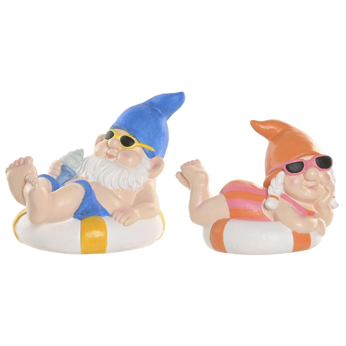 Figura Decorativa Home ESPRIT Multicolor Mediterráneo (2 Piezas) (2 Unidades)