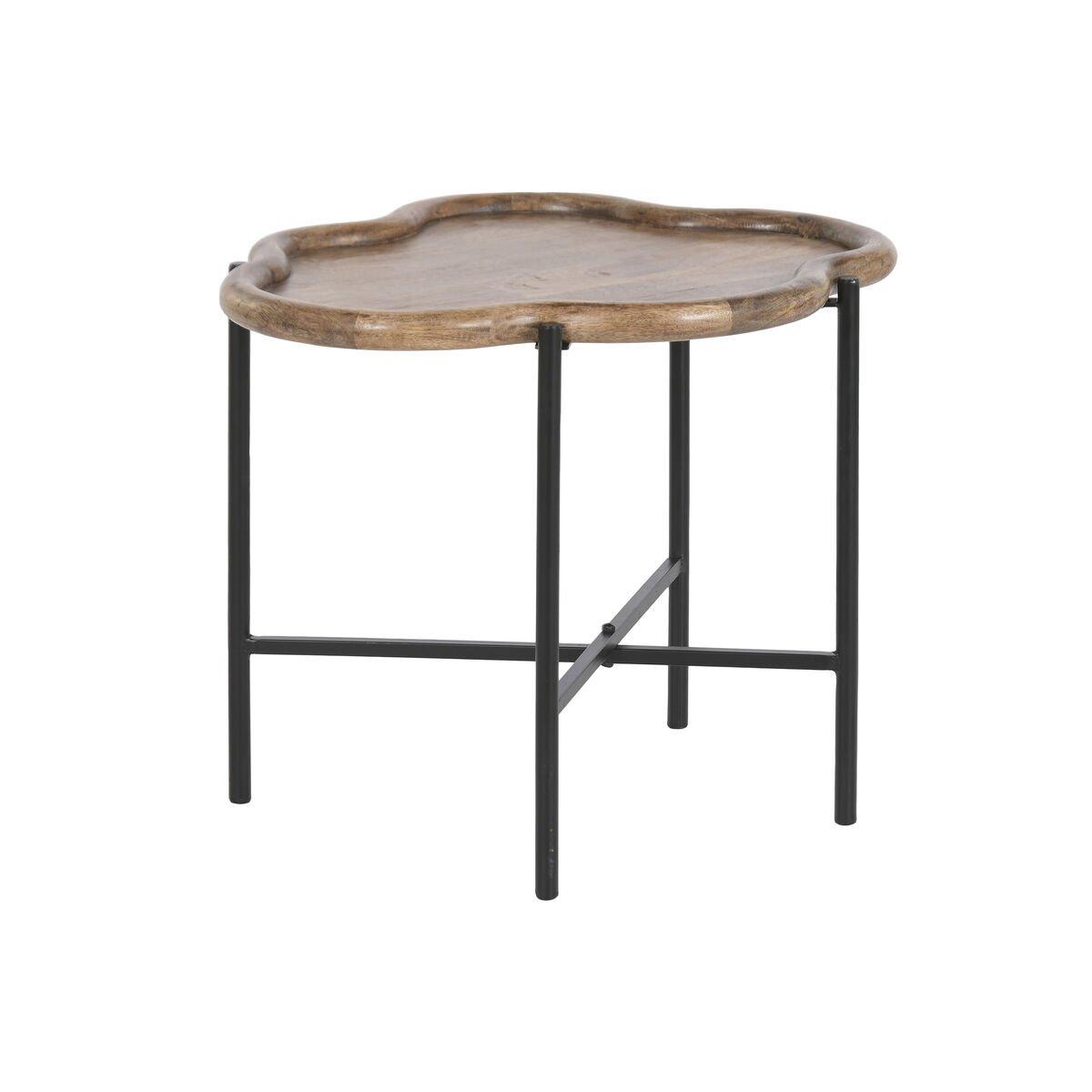 Mesa auxiliar Home ESPRIT Marrón Negro 60 X 50 X 47 CM
