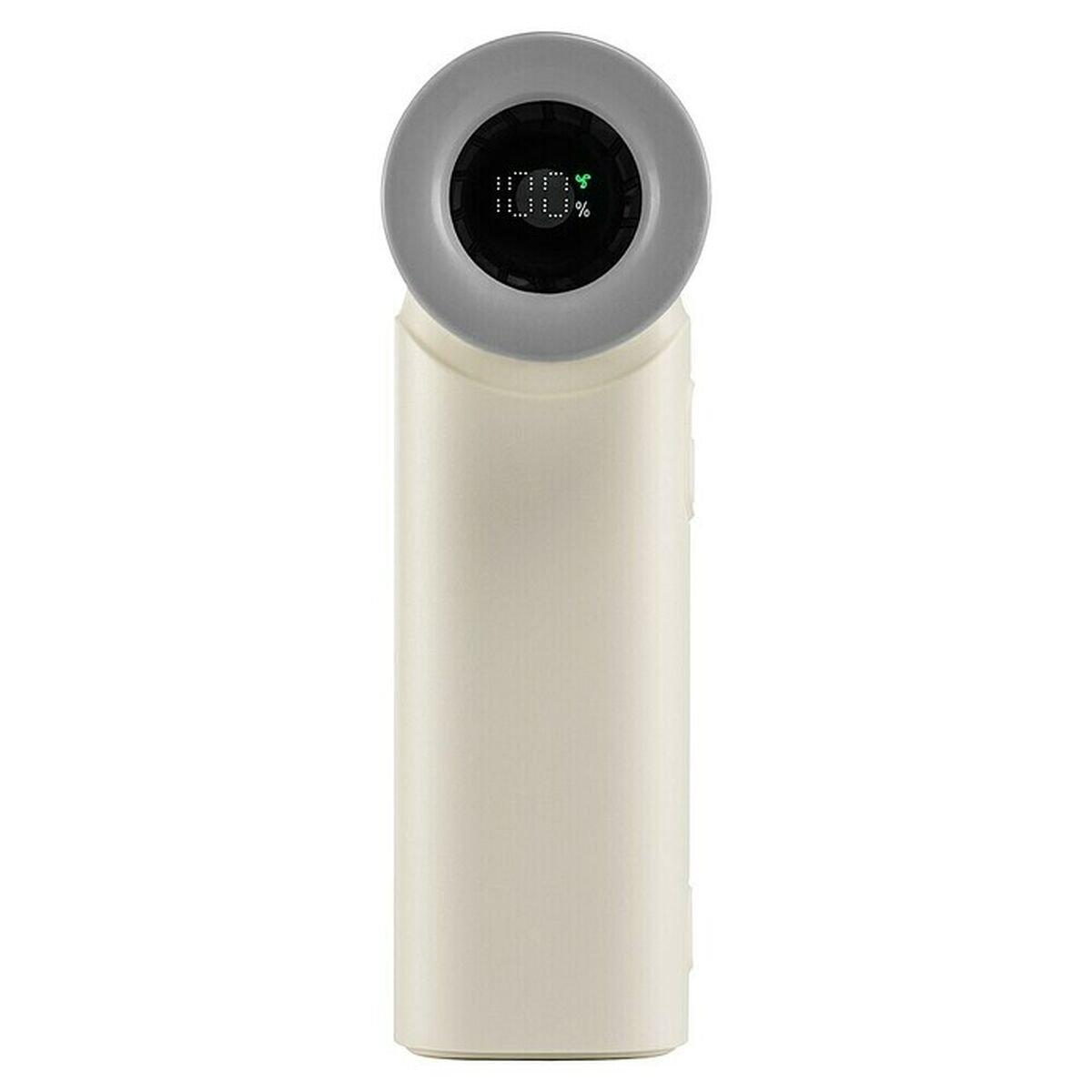 Mini Ventilador Portátil CristalRecord 85-027-00-001 Blanco