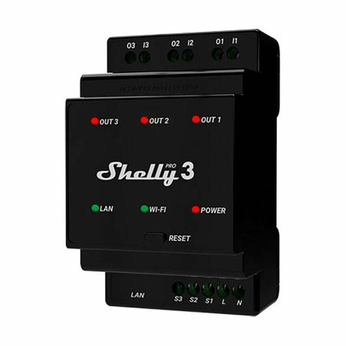 Shelly Relé Wi-Fi LAN BT DIN PRO 3