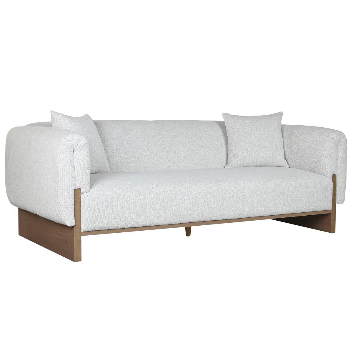 Sofá Home ESPRIT Marrón Gris Scandi 220 x 95 x 77 cm