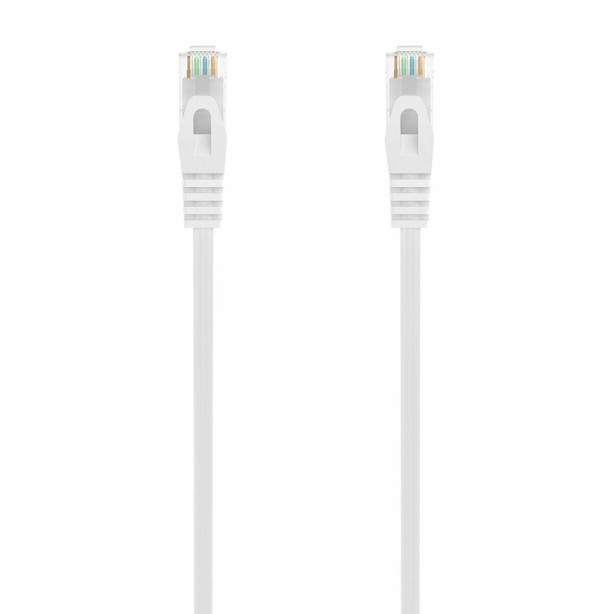 Cable RJ45 Categoría 6 UTP Rígido Aisens A145-0597 Blanco 3 m