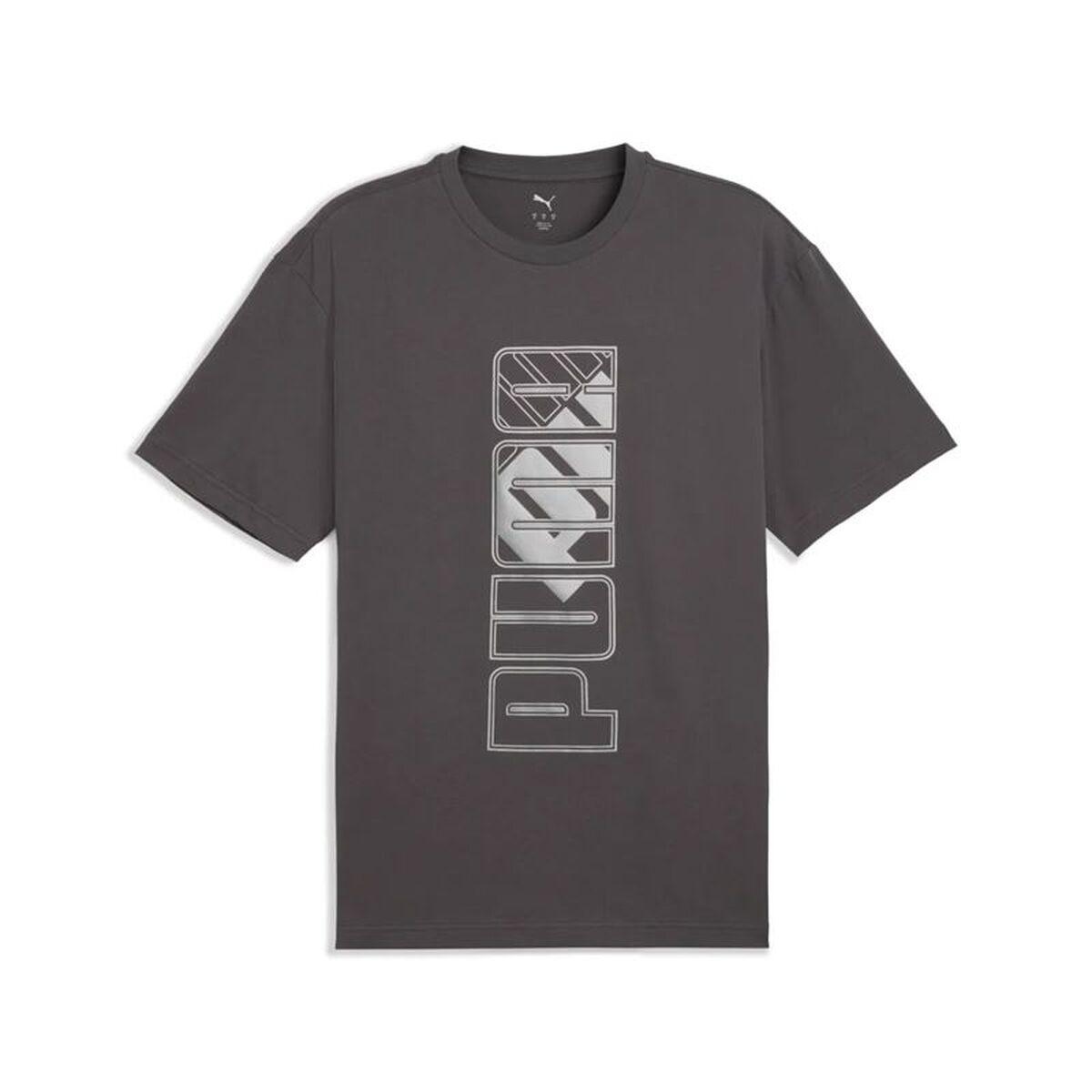 Camiseta de Manga Corta Hombre Puma Maximal Metallic Relaxed Gris
