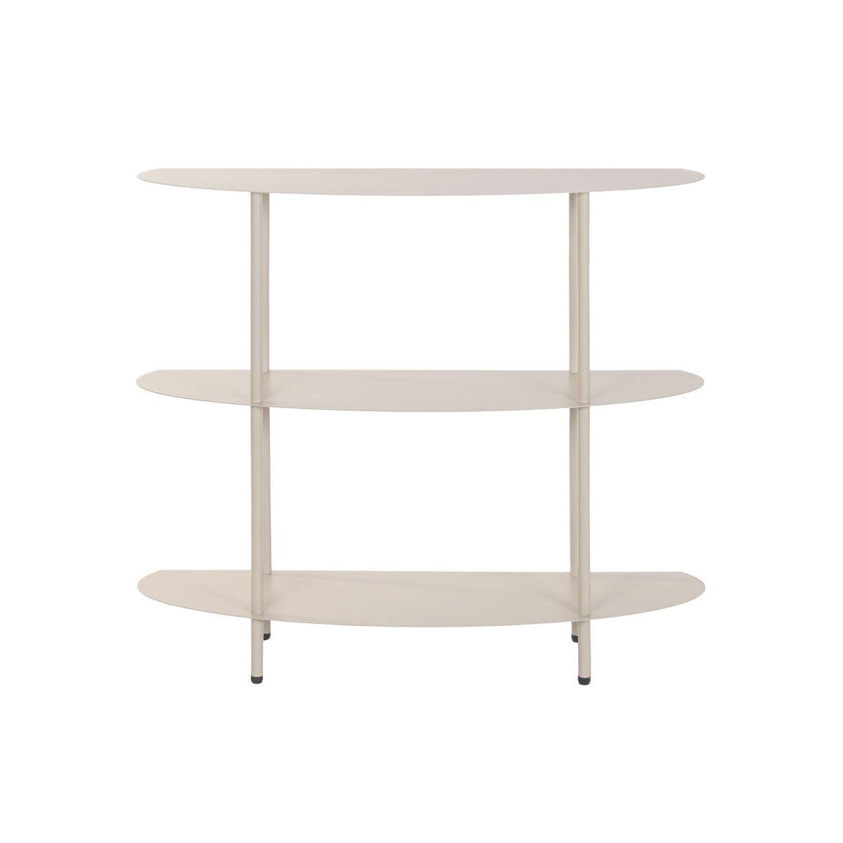 Mesa auxiliar Home ESPRIT Crema 90 x 28 x 81 cm