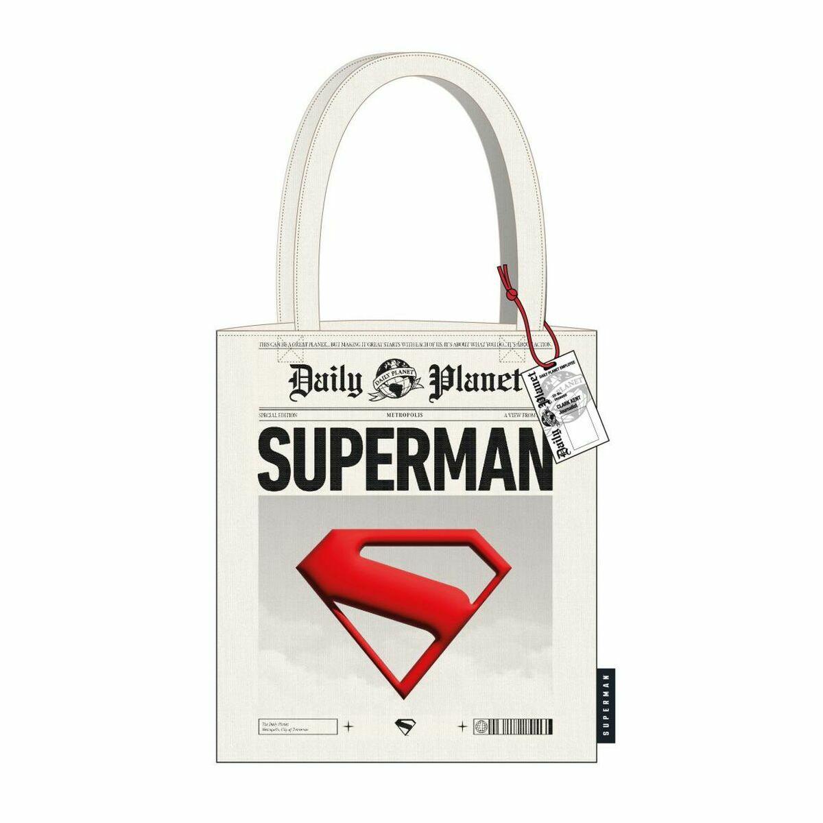 Bolso Bandolera Superman Beige