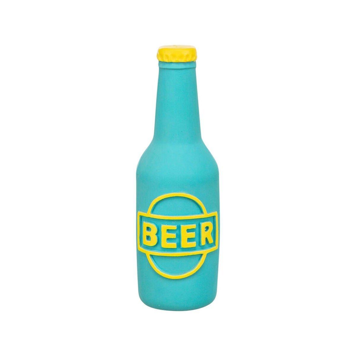 Juguete para perros Trixie Amarillo Turquesa 12,5 cm Botella de Cerveza