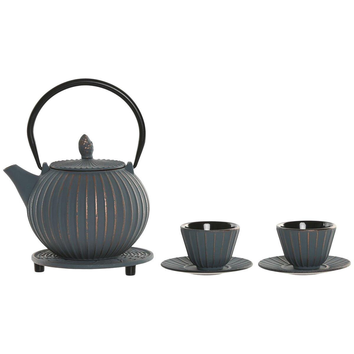 Tetera Home ESPRIT Turquesa Acero Inoxidable Hierro 850 ml
