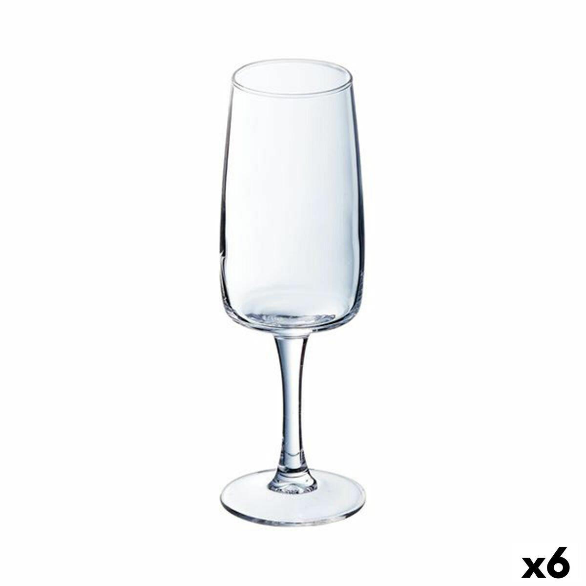 Copa de champán Luminarc Equip Home Transparente Vidrio 170 ml (6 Unidades)
