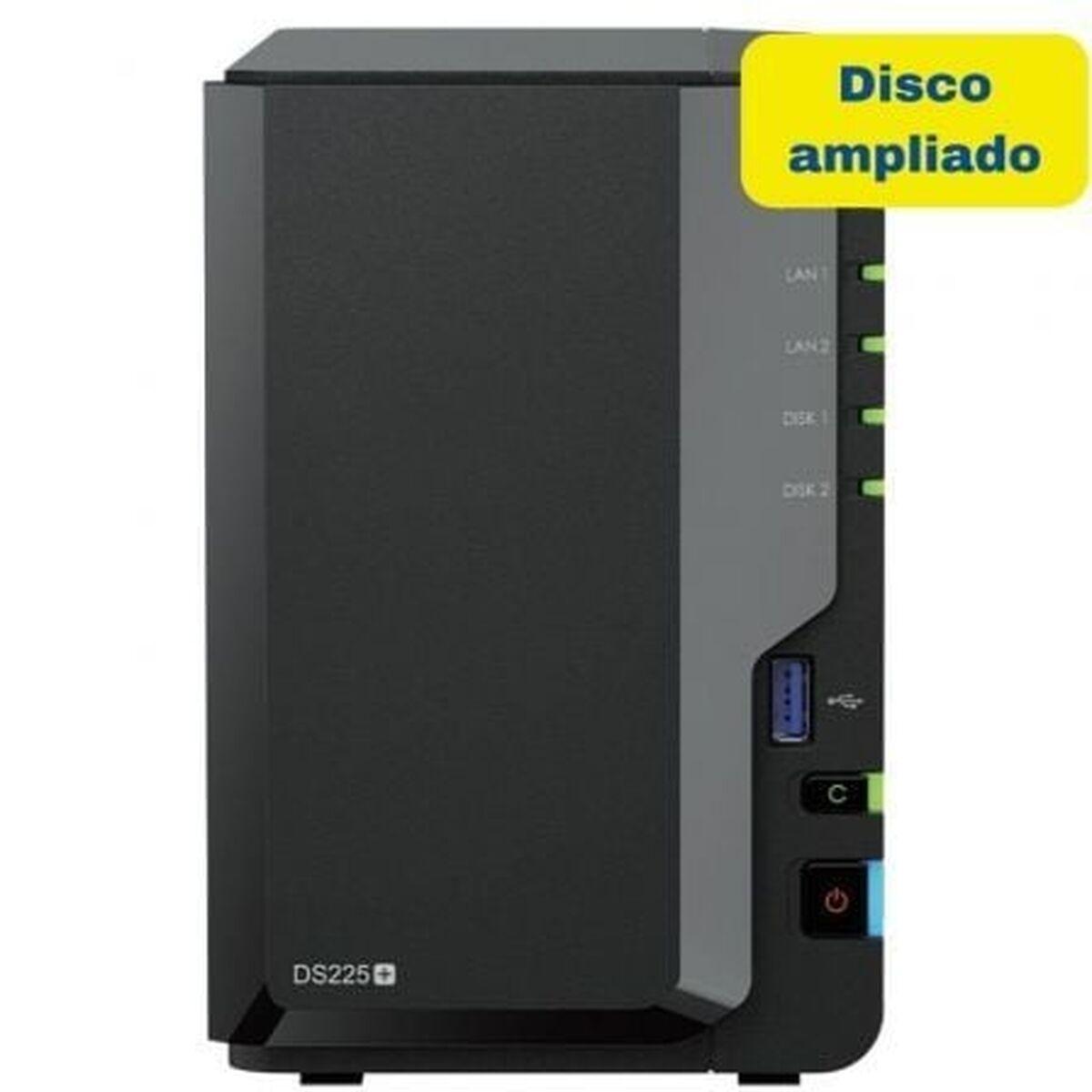 Almacenamiento en Red NAS Synology DS225+ 8TB Negro Realtek RTD1296